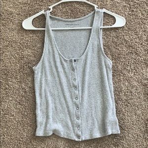 american eagle grey tank